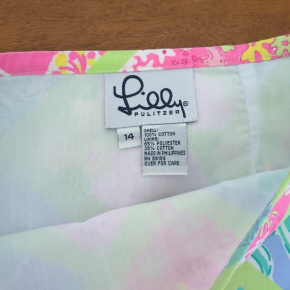Lilly Pulitzer girls scalloped surf and patch skirt size 14 EUC - Picture 2 of 7
